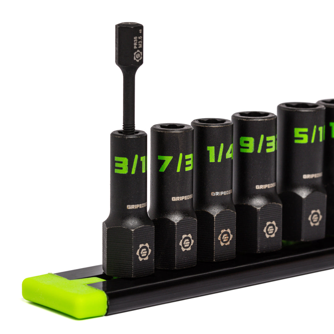 GripEdge RPT Socket Extractor Set — 9-Pc 1/4” Drive SAE