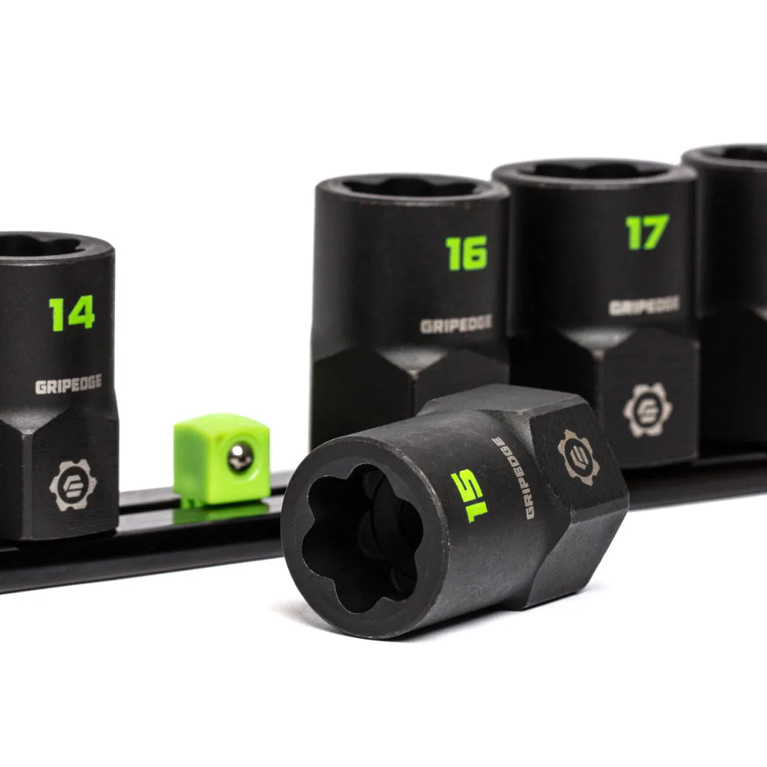 Metric RPT Extractor Sockets — 10–19 mm, Non-Tapered Bite