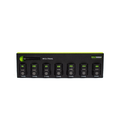 GRIPEDGE RPT Socket Extractor Set — 7-Pc, 1/2″ Drive Metric