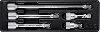 Ko-ken 1/2" Drive Wobble-Fix Extension Bar Set in an ABS Tray (5 pieces)