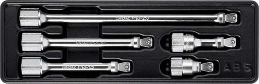Ko-ken 1/2" Drive Wobble-Fix Extension Bar Set in an ABS Tray (5 pieces)