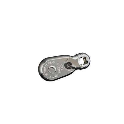 Nepros 1/4"sq. Stubby Ratchet Handle (90-Tooth) Front View