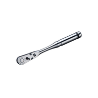 Nepros 3/8" Drive Flex-Head Ratchet Handle (90-Tooth) Front View