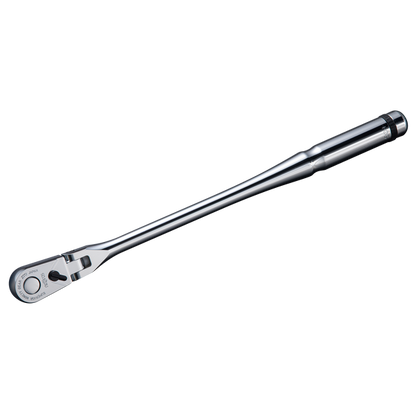 Nepros 3/8” Flex-Head Ratchet Handle — Long (90-Tooth) Front View