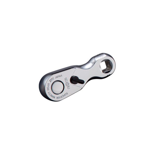 Nepros 3/8"sq. SHORT RATCHET (90-TOOTH) Front View