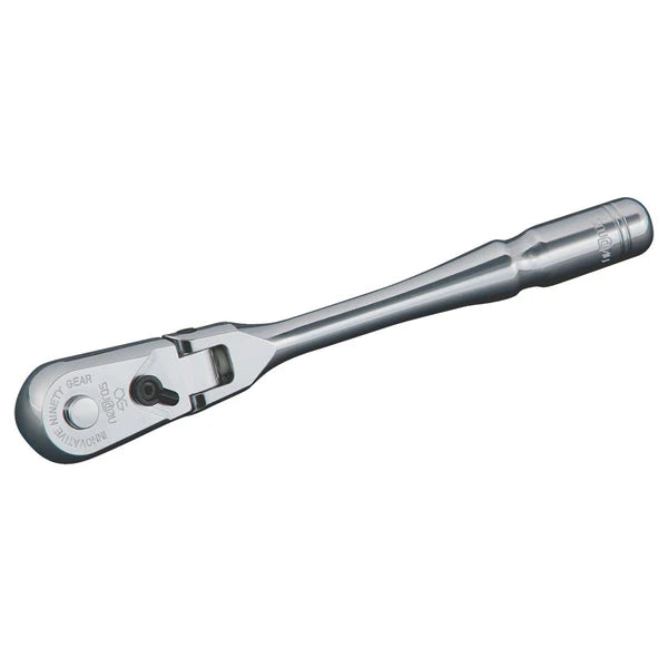 3/8” Drive Flex-Head Ratchet (90-Tooth) Front View