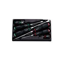 Nepros Plastic Grip Screwdriver Set (6pcs.) Front View