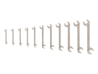 Tekton Angle Head Open End Wrench Set, 11-Piece (1/4-3/4 in) Front view
