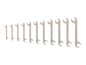 Tekton Angle Head Open End Wrench Set, 11-Piece (3/8-1 in)