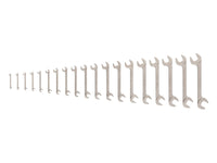 Tekton Angle Head Open End Wrench Set, 19-Piece (1/4 - 1-1/4 in)