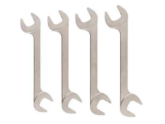 Tekton Angle Head Open End Wrench Set, 4-Piece (1-5/16 - 1-1/2 in) Front View