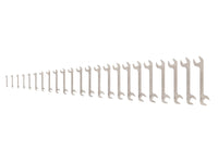 Tekton Angle Head Open End Wrench Set, 23-Piece (1/4 - 1-1/2 in) Front View