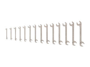 Tekton Angle Head Open End Wrench Set, 14-Piece (6-19 mm)