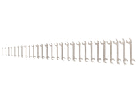 Tekton Angle Head Open End Wrench Set, 27-Piece (6-32 mm) Front View