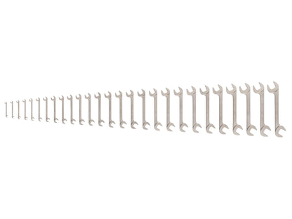 Tekton Angle Head Open End Wrench Set, 27-Piece (6-32 mm)