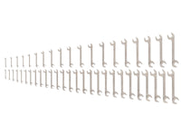 Tekton Angle Head Open End Wrench Set, 46-Piece (1/4 - 1-1/4 in, 6-32 mm) Front view