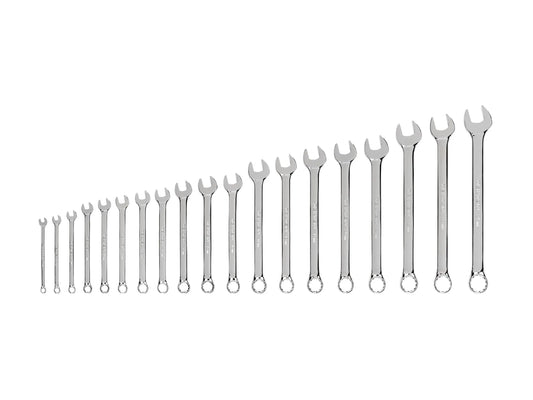 Tekton Combination Wrench Set, 19-Piece (6-24 mm) Front view
