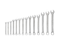 Tekton Combination Wrench Set, 14-Piece (6-19 mm) Front View