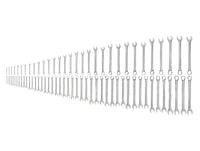 Tekton Combination Wrench Set, 76-Piece (1/4-2 in, 6-50 mm) Front View