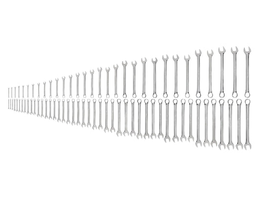 Tekton Combination Wrench Set, 76-Piece (1/4-2 in, 6-50 mm) Front View