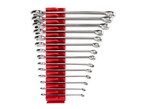 Tekton Combination Wrench Set with Modular Organizers, 14-Piece (6-19 mm)