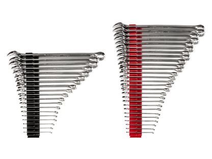 Tekton Combination Wrench Set with Modular Organizers, 46-Piece (1/4 - 1-1/4 in, 6-32 mm) Front view