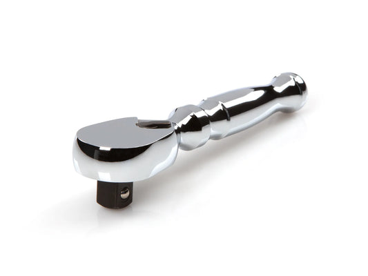 Tekton 3/8" Drive x 4.5" Stubby Ratchet Front View