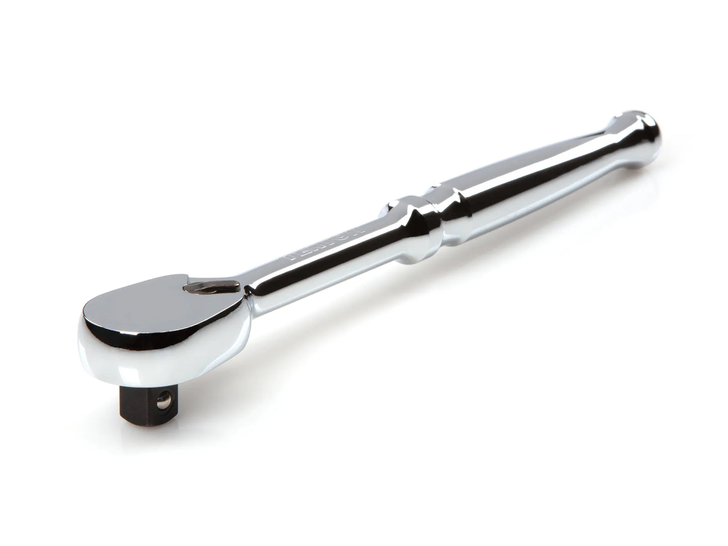 Tekton 3/8" Drive x 8" Polished Grip Ratchet Front View
