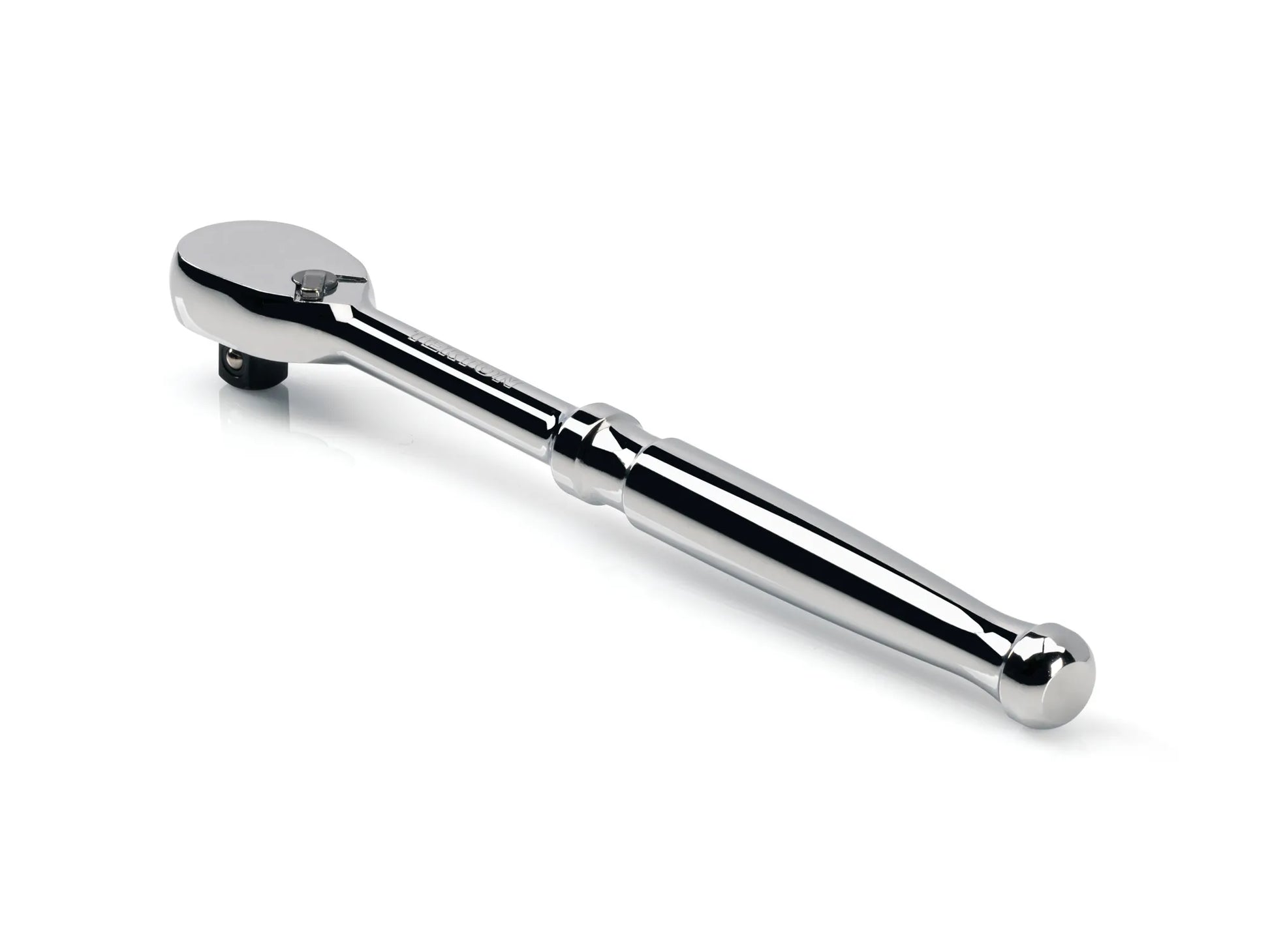 Tekton 3/8" Drive x 8" Polished Grip Ratchet Left View 