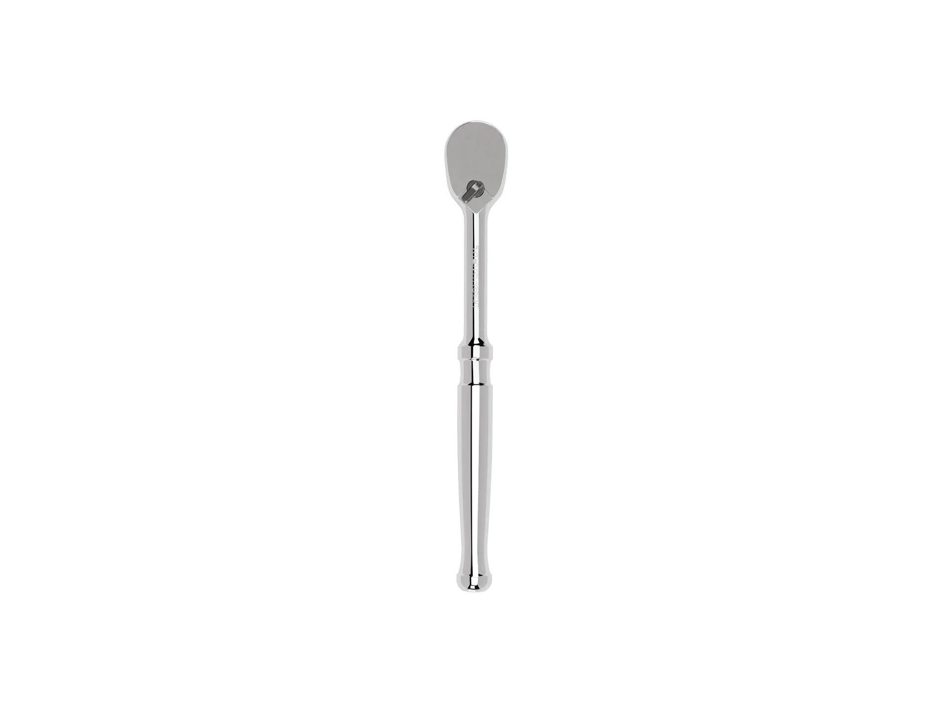 Tekton 3/8" Drive x 8" Polished Grip Ratchet Top View