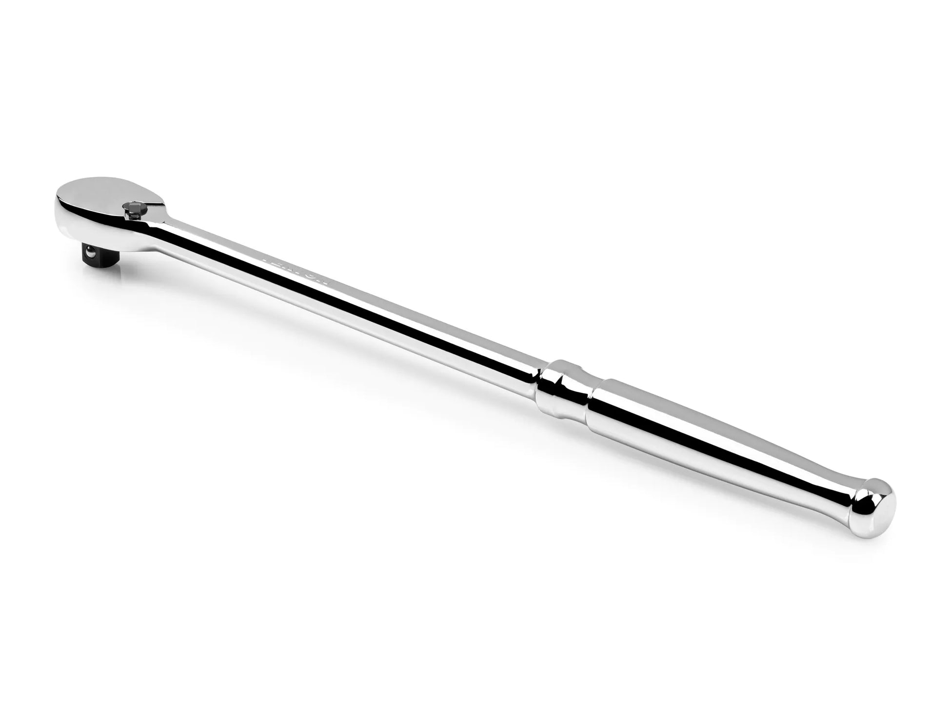 Tekton 3/8" Drive x 12" Polished Grip Long Ratchet Left View