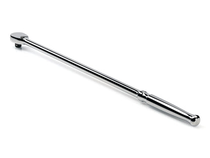 Tekton 3/8" Drive x 18" Polished Grip Extra-Long Ratchet Left View