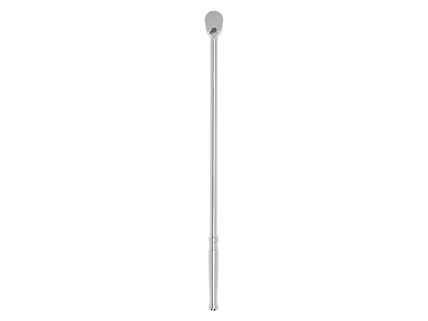 Tekton 3/8" Drive x 18" Polished Grip Extra-Long Ratchet Top View