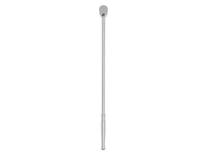 Tekton 3/8" Drive x 18" Polished Grip Extra-Long Ratchet Top View