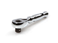 Tekton 3/8" Drive x 4.5" Stubby Ratchet with Quick Release Button Front View