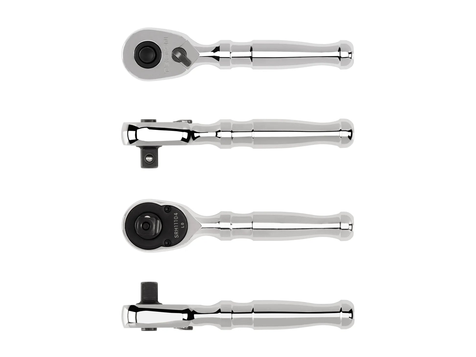 Tekton 3/8" Drive x 4.5" Stubby Ratchet with Quick Release Button Multiple View