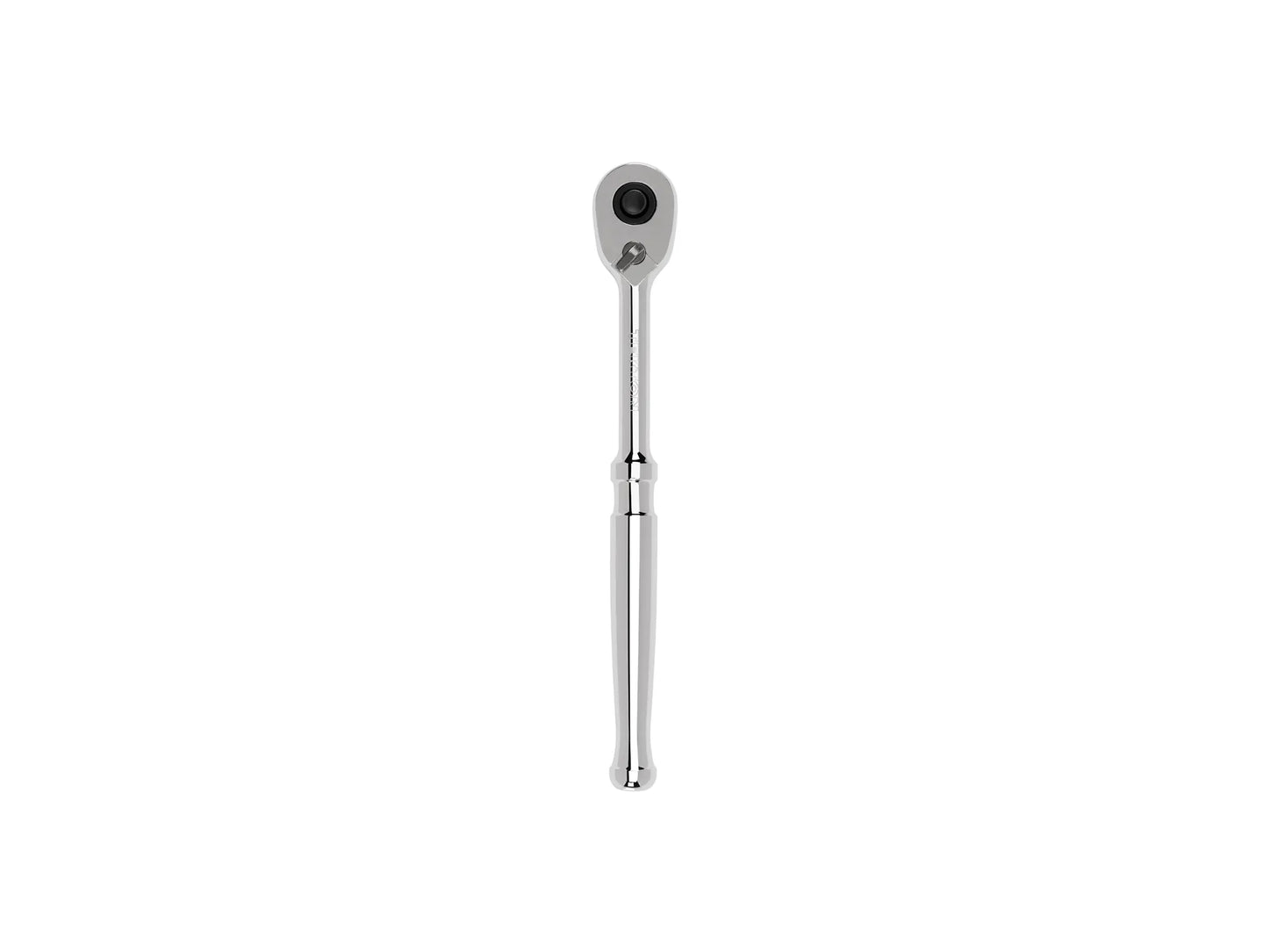 Tekton 3/8" Drive x 8" Polished Grip Ratchet with Quick Release Button Top View