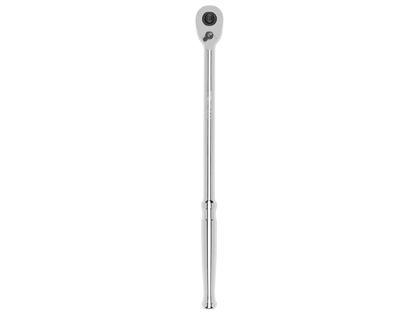 Tekton 3/8" Drive x 12" Polished Grip Long Ratchet with Quick Release Button Top View