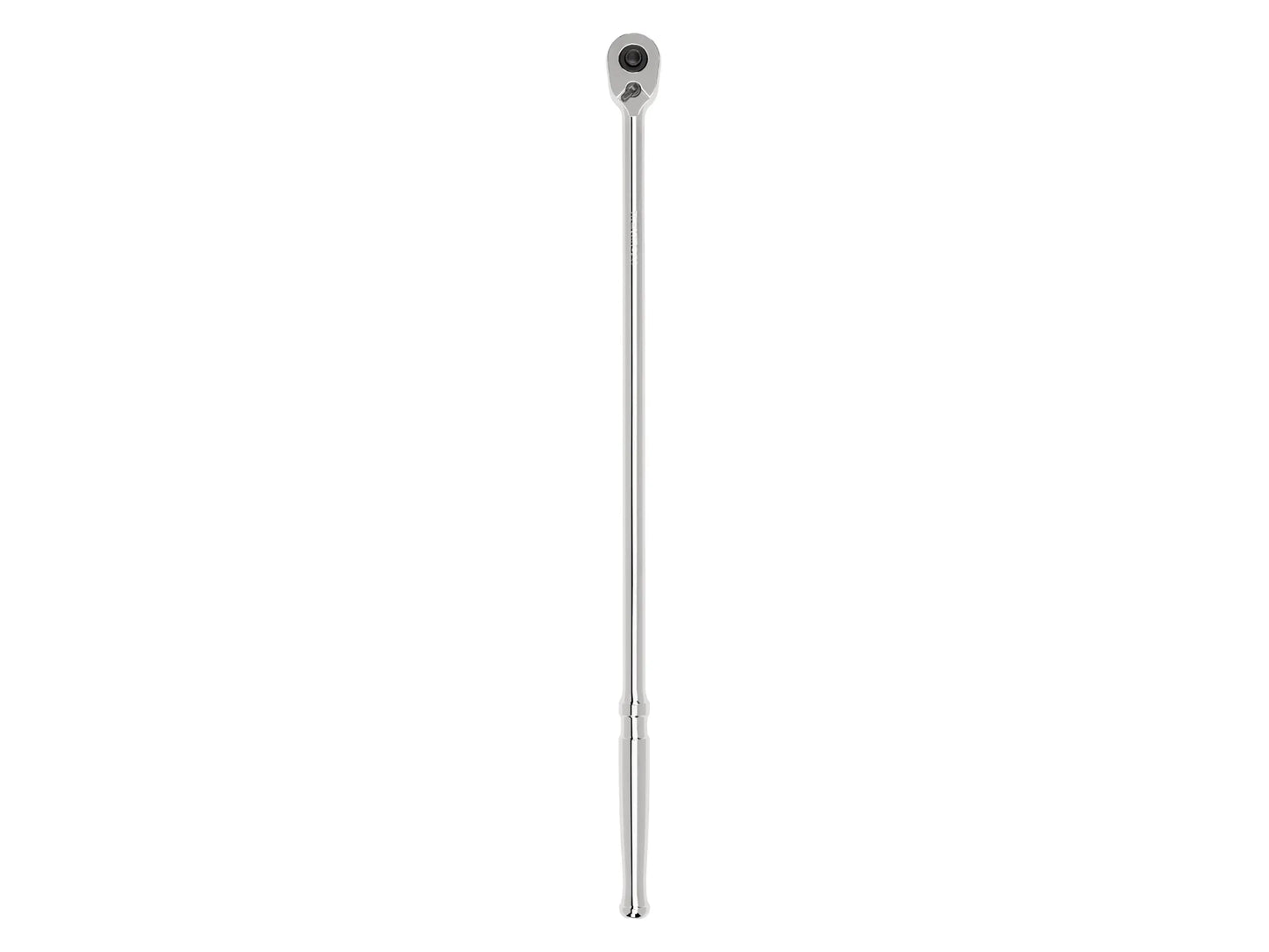 Tekton 3/8" Drive x 18" Polished Grip Extra-Long Ratchet with Quick Release Button Top View