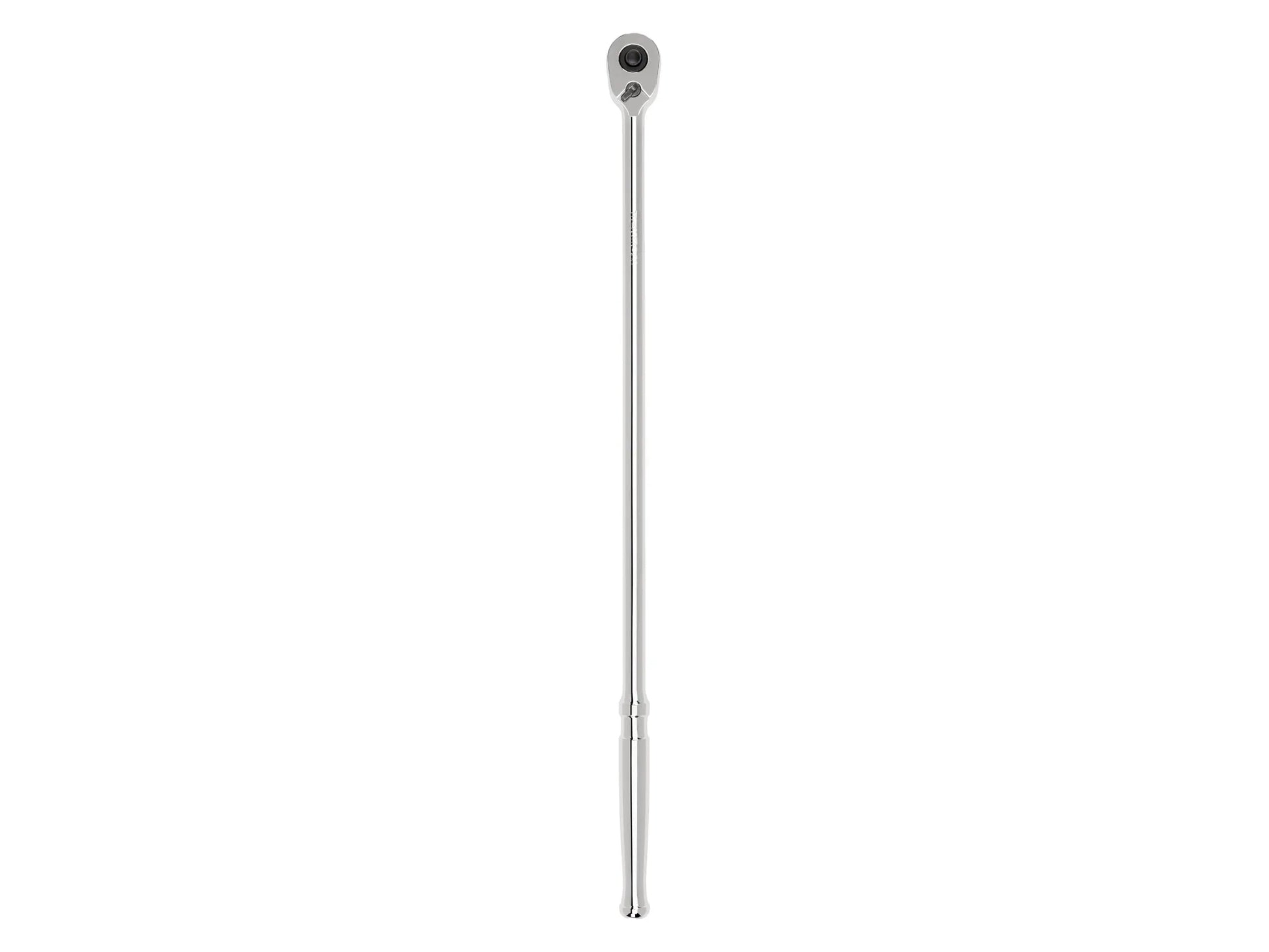 Tekton 3/8" Drive x 18" Polished Grip Extra-Long Ratchet with Quick Release Button Top View