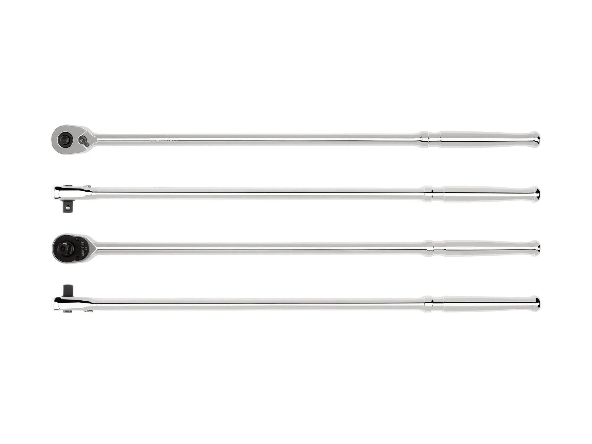Tekton 3/8" Drive x 18" Polished Grip Extra-Long Ratchet with Quick Release Button Multiple Views