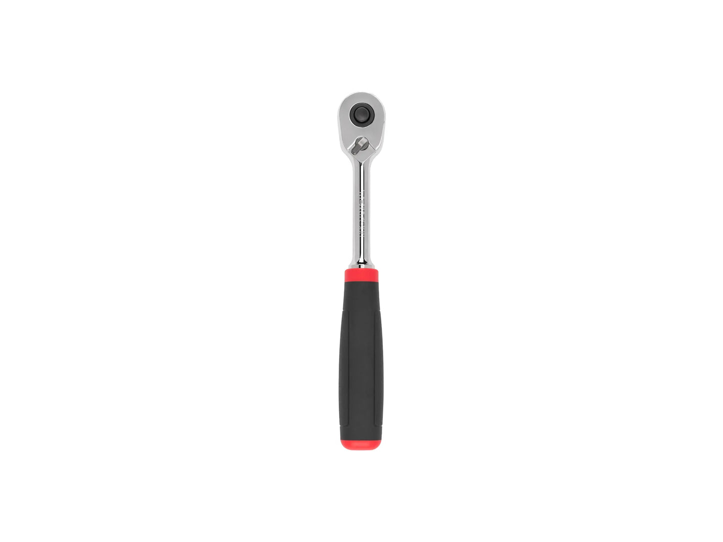 Tekton 3/8" Drive x 8" Comfort Grip Ratchet with Quick Release Button Top View 