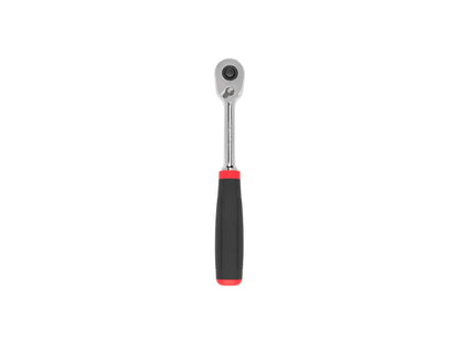 Tekton 3/8" Drive x 8" Comfort Grip Ratchet with Quick Release Button Top View 