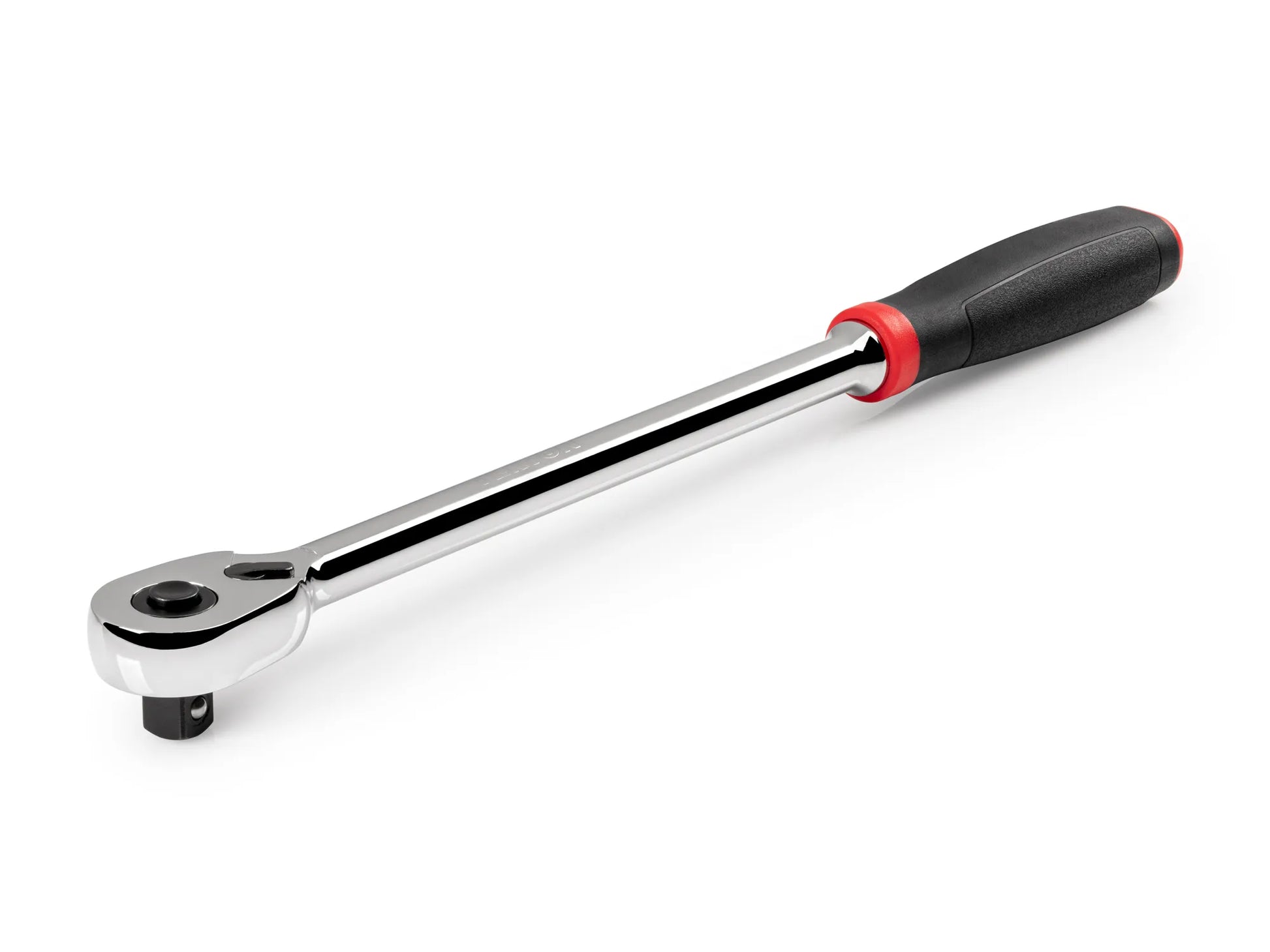 Tekton 3/8" Drive x 12" Comfort Grip Long Ratchet with Quick Release Button Front View