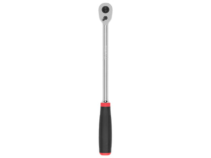 Tekton 3/8" Drive x 12" Comfort Grip Long Ratchet with Quick Release Button Top View