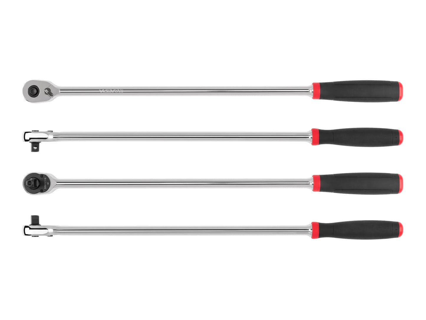 Tekton 3/8" Drive x 18" Comfort Grip Extra-Long Ratchet with Quick Release Button Multiple Views 