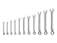 Tekton Reversible 12-Point Ratcheting Combination Wrench Set, 11-Piece (1/4-3/4 in) Front view