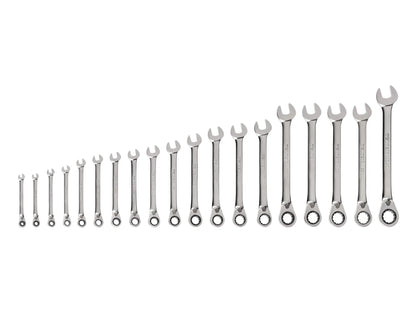 Tekton Reversible 12-Point Ratcheting Combination Wrench Set, 19-Piece (6-24 mm)