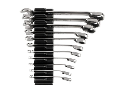 Tekton Reversible 12-Point Ratcheting Combination Wrench Set with Modular Organizers, 11-Piece (1/4-3/4 in)