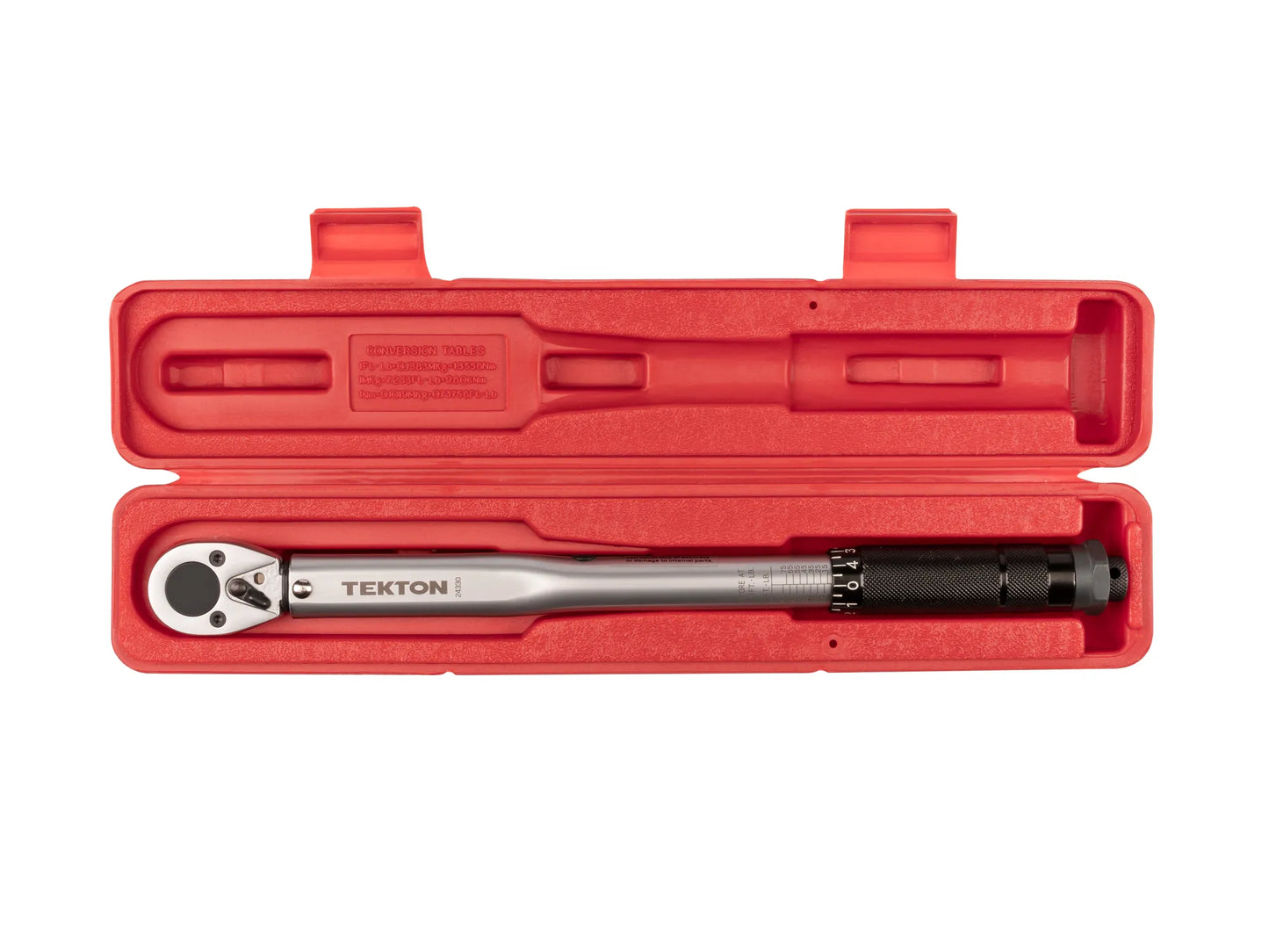 Tekton 3/8" Drive Micrometer Torque Wrench (10-80 ft-lb)